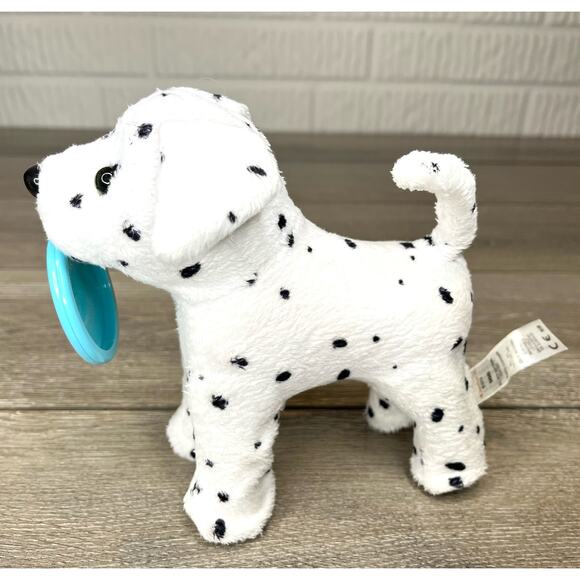 American Girl Doll Pet Poseable DALMATIAN PUPPY DOG Plush & Magnetic FRISBEE TOY - Picture 9 of 10